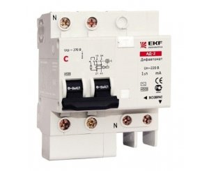 Дифференциальный автомат 1p-P+N 16A 30mA DX C,
