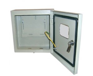ЩУ 2.1 (для двух 1ф счетчика, с окном, для установки на столб) IP 54, Щит учетно-распределительный