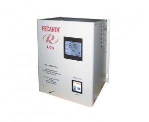 АСН- 8 000 Н/1-Ц Ресанта Lux, настенный, релейный с цифровым дисплеем Реса, Стабилизатор напряжения