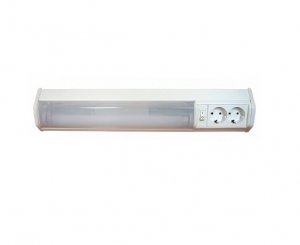 WL-3021 T8 15W, 607мм, с выкл., 2розетки, Светильник люминесцентный Camelion
