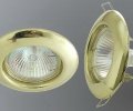 Светильник точечный MR16 выпуклый, круглый (золото) LD-16131-С0700,