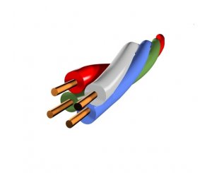 ПКСВ 4х0.5, Провод кроссировочный