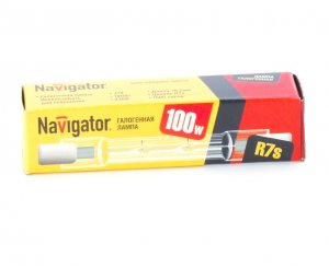 Лампа линейная галогенная 100W R7s (78мм) Navigator 94 217,