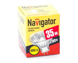 Лампа галогенная 35W 230V G5,3 MR16 Navigafor 94 205,