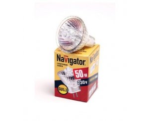 Лампа галогенная 50W 230V G5,3 MR11 Navigafor 94 224 h,