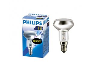 Лампа зеркальная рефлекторная 60W R50 Е14 Philips,