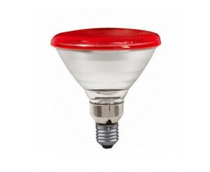 Лампа рефлекторная РА R38 80W Е27 красная,