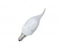 Лампа энергосберегающая Ecola candle 7W 220V E14 2700K св.на ветру вит.мат.125х39,