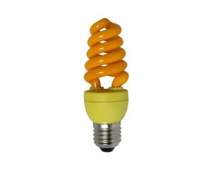 Лампа энергосберегающая Ecola Spiral 15W 220V E27 желтый 124х45,