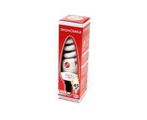 Лампа энергосберегающая ЭКОНОМКА КЛЛ SPC 9W220v Е1442 Т2 (в трубке) холодный,