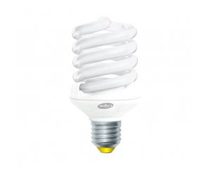 Лампа энергосберегающая КОСМОС КЛЛ SPC 30W220v Е2727 (спираль) теплый,