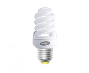 Лампа энергосберегающая КОСМОС SPC 9W220v Е2742 Т2 (спираль) холодный,