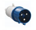 013 2Р+РЕ 16А 220В IP44 Вилка штепсельная переносная,