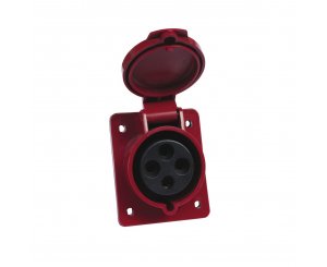 414 3Р+РЕ 16А 380В IP44 стационарная встраиваемая, Розетка штепсельная