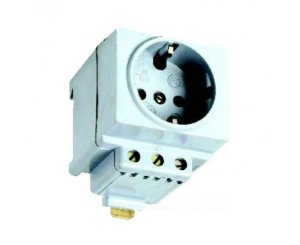 Розетка на DIN-рейку РА10-502-Д У3,