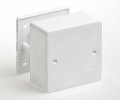 Коробка распаячная для кабель-каналов 85х85х45 Белая арт 65015,