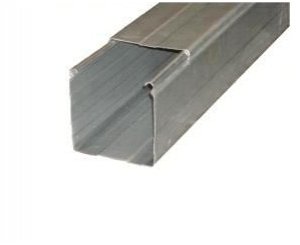 ЛМПГ 100х50х2500 оц, Лоток монтажный прямой глухой